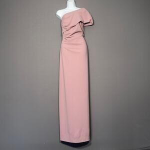 NWT DB STUDIO Dusty Rose Off the Shoulder Gown Dress  Size 16